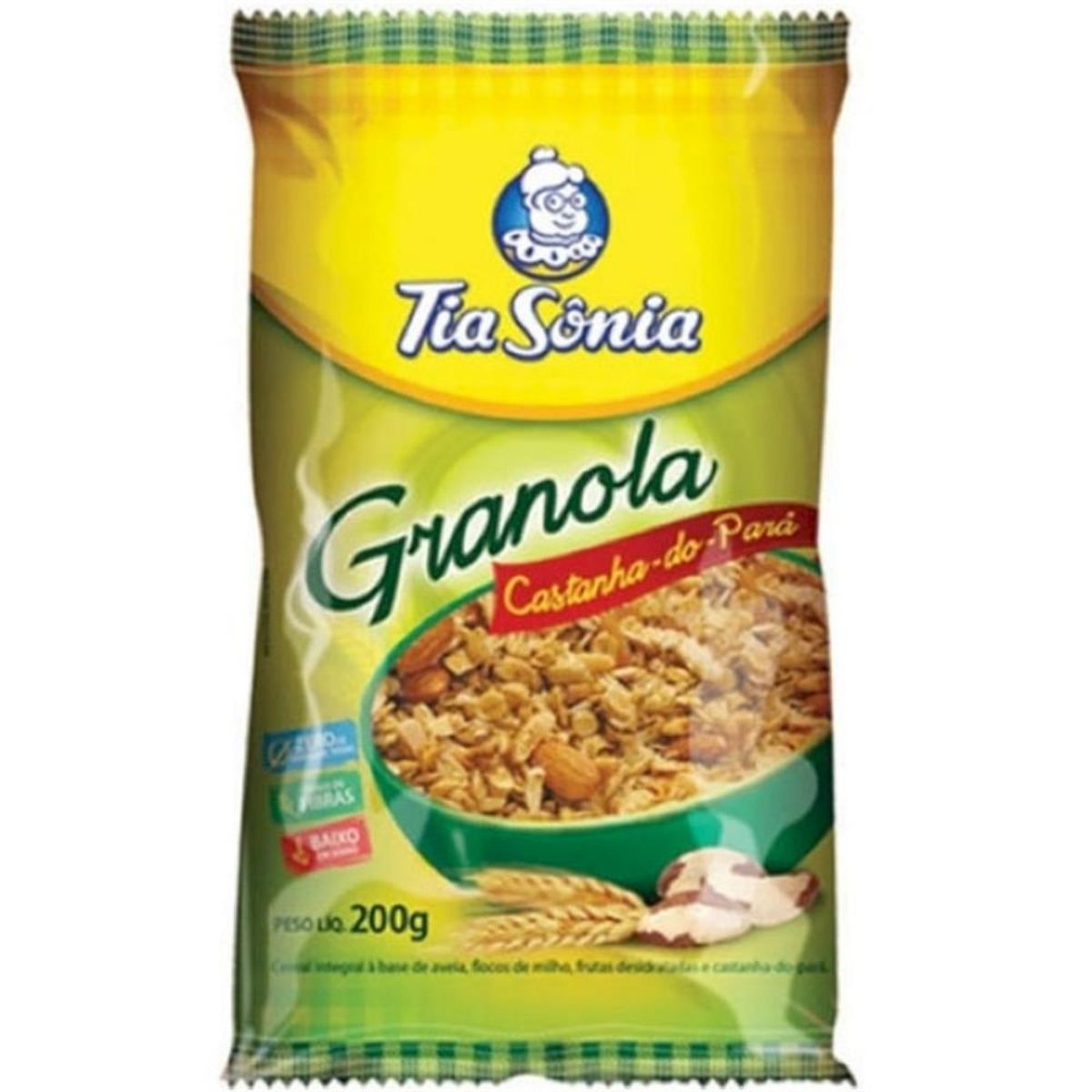 Granola Castanha do Pará Tia Sônia 200 g