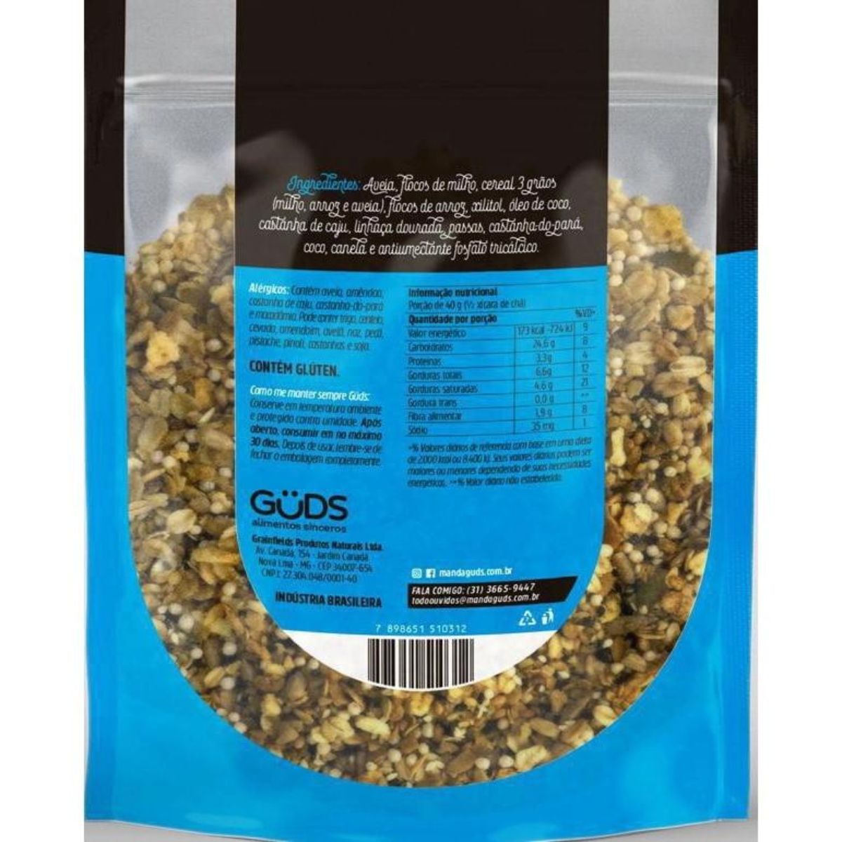 Granola Extra Premium Zero Guds 300 g