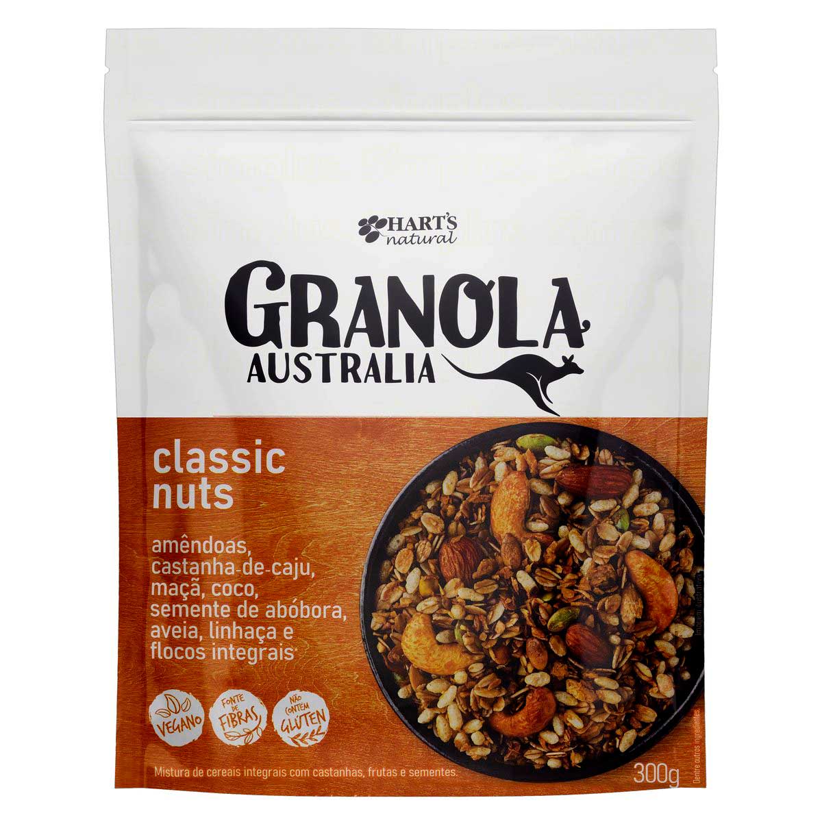 Granola Classic Nuts Hart&apos;s Natural Austrália 300g