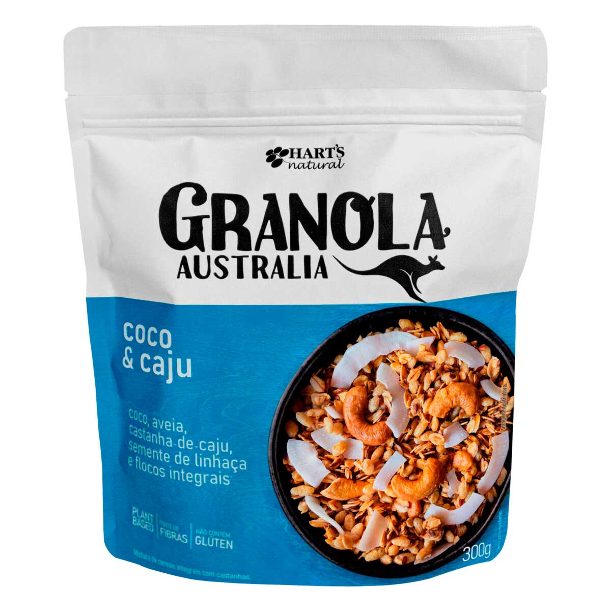 Granola Coco &amp; Caju Hart&apos;s Natural Australia 300g