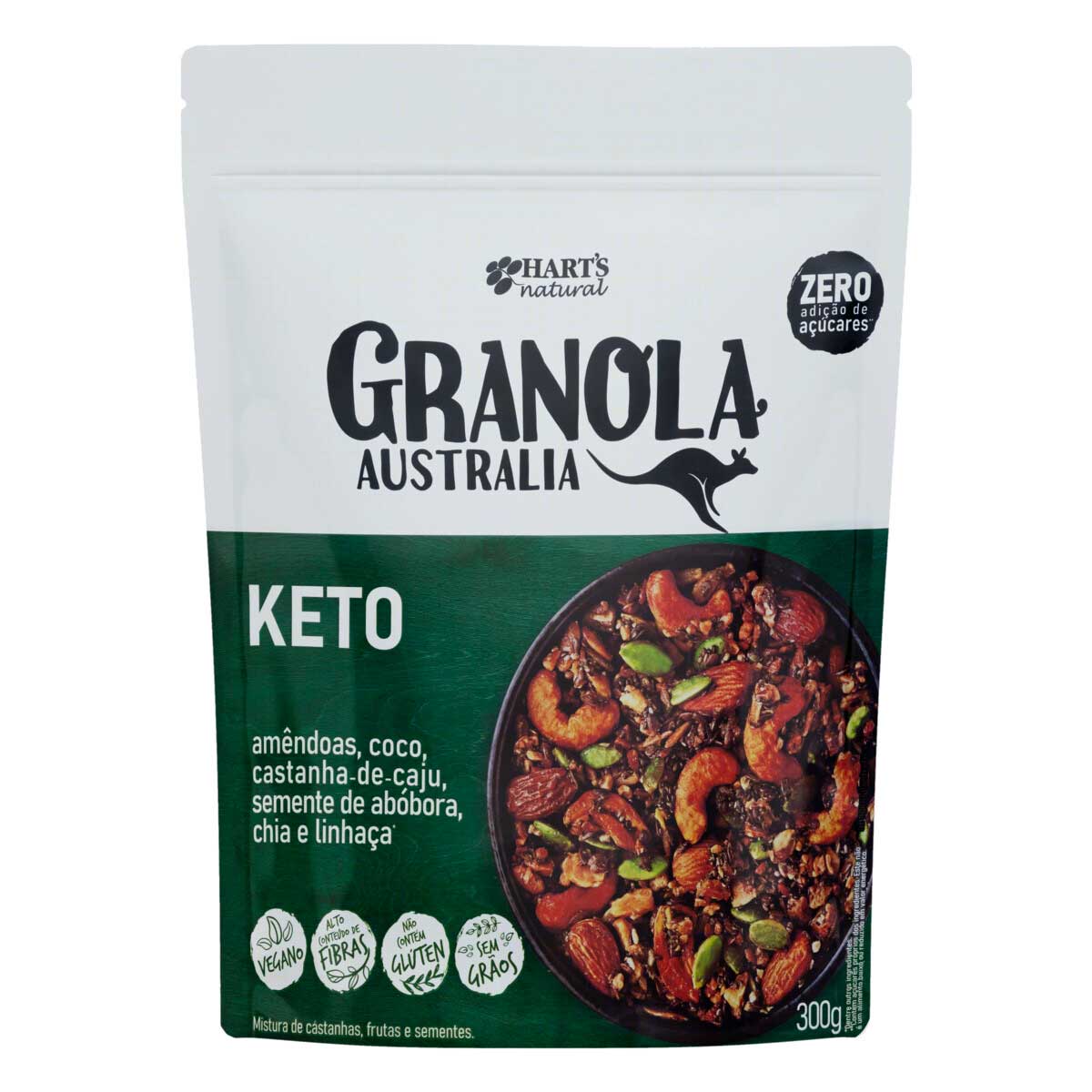 Granola Keto Hart&apos;s Natural Australia 300g