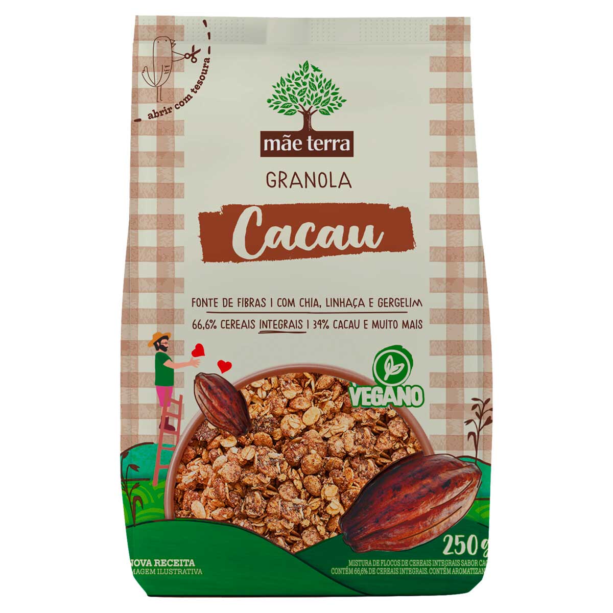 Granola Mãe Terra Cacau Nibs 250g