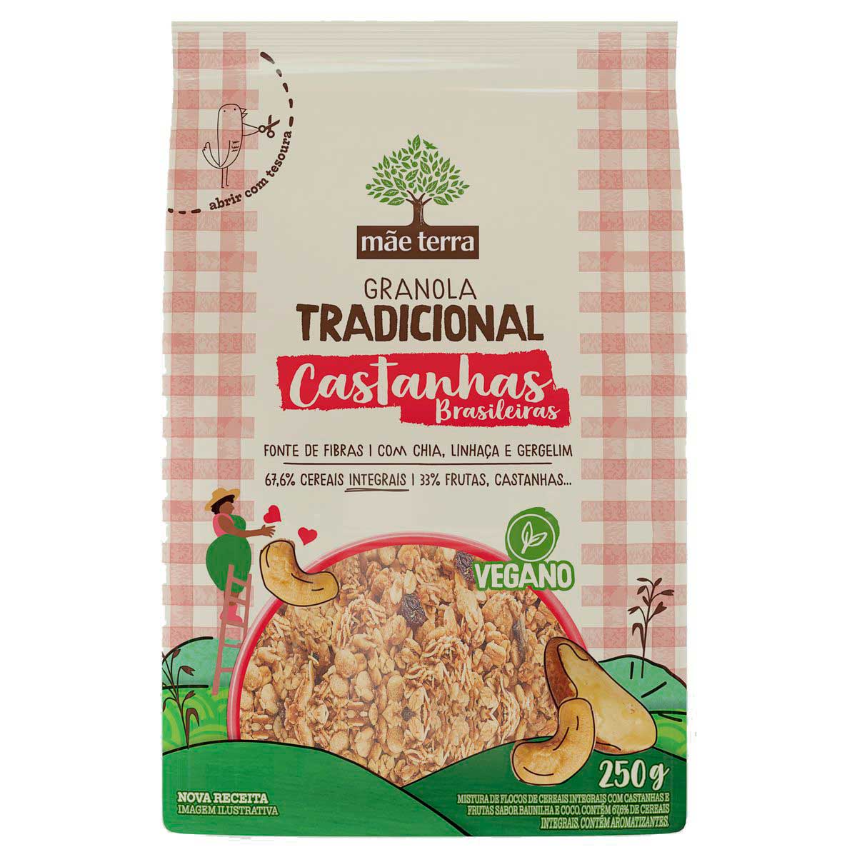 Granola Mãe Terra Tradicional 250gr