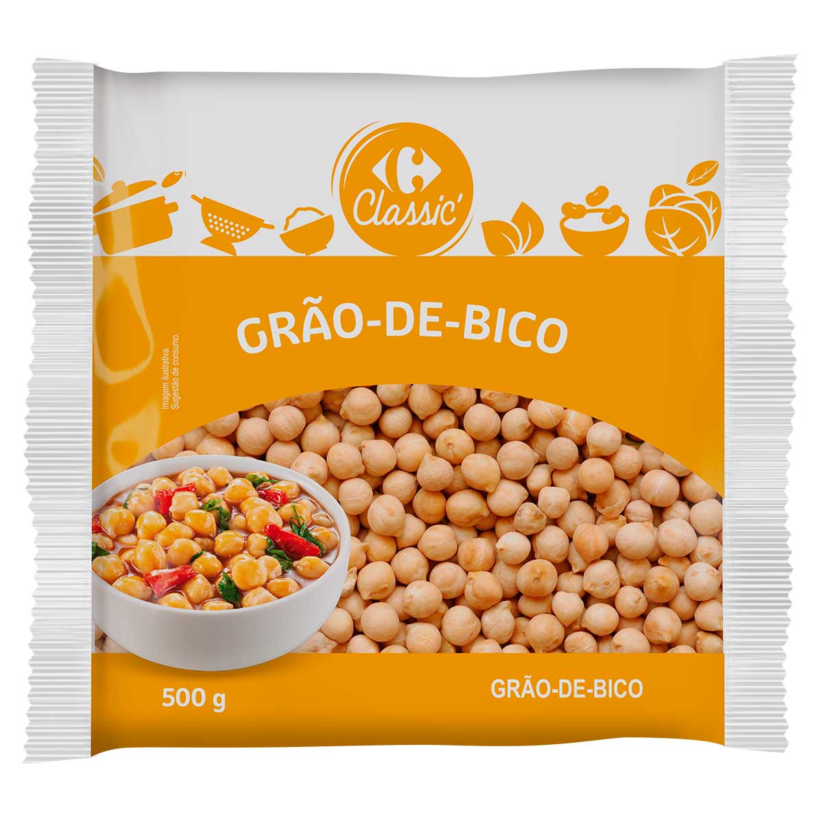 Grão de Bico Carrefour Pacote 500 g