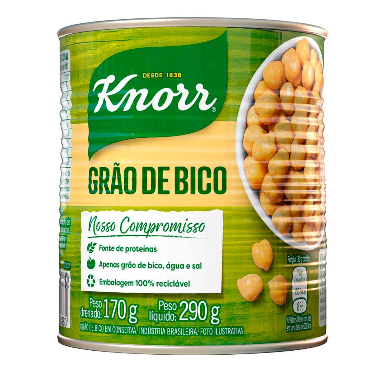 Grão de Bico Pronto Knorr 265g