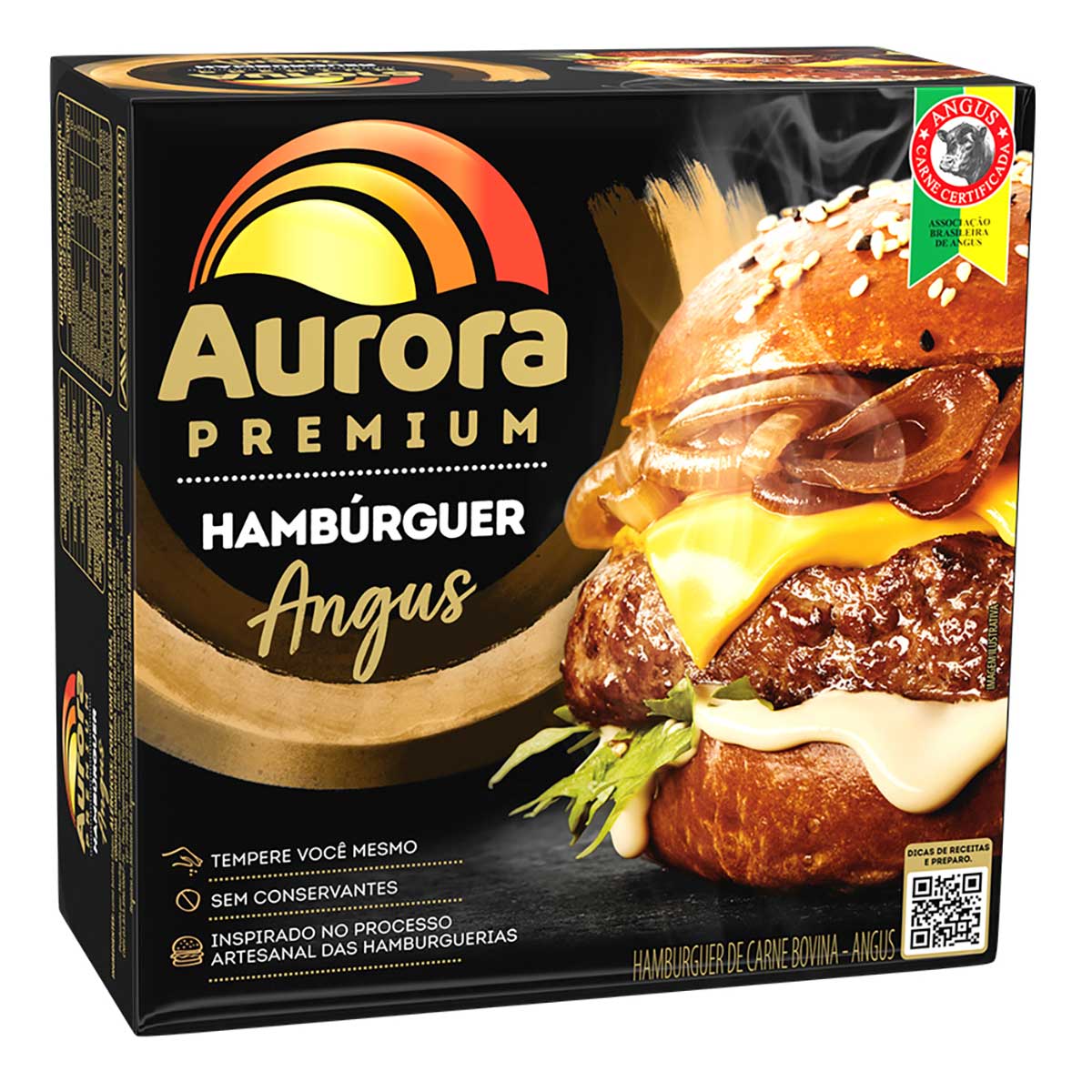 Hambúrguer Angus Aurora Premium 400g