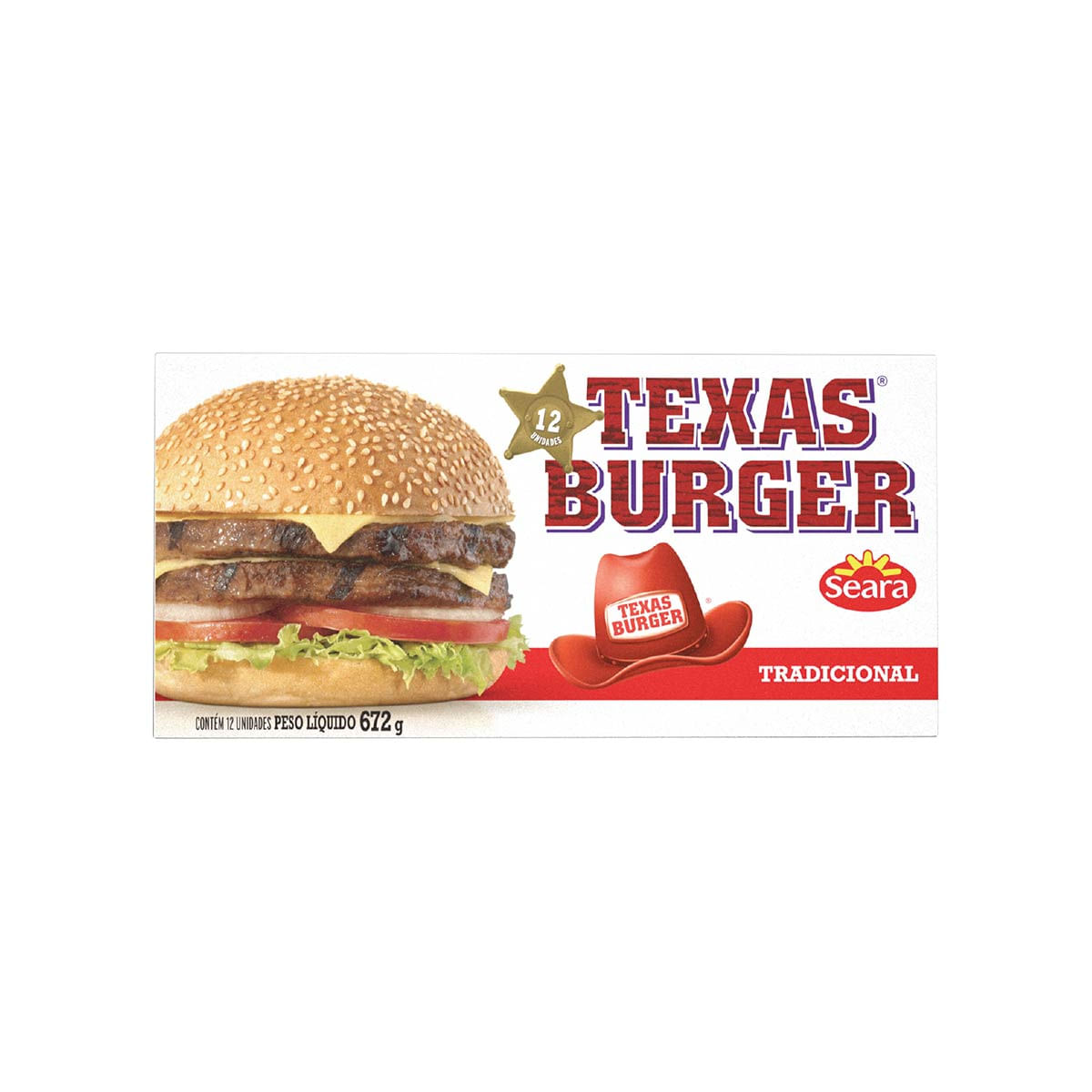 Texas burguer 672g