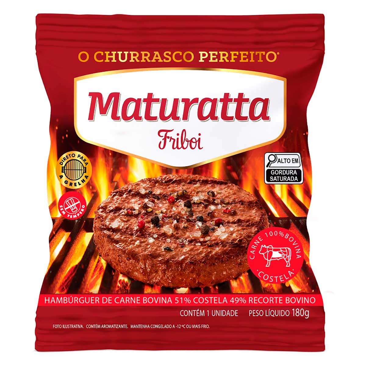 Hambúrguer de Costela Maturatta 180g