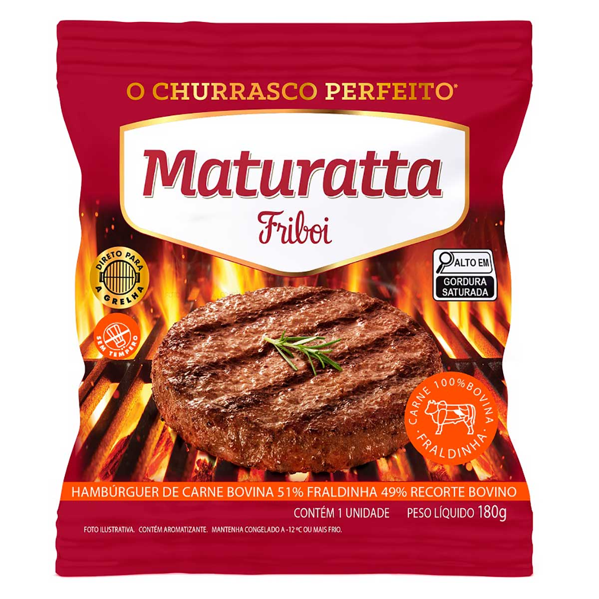 Hambúrguer de Fraldinha Maturatta 180g