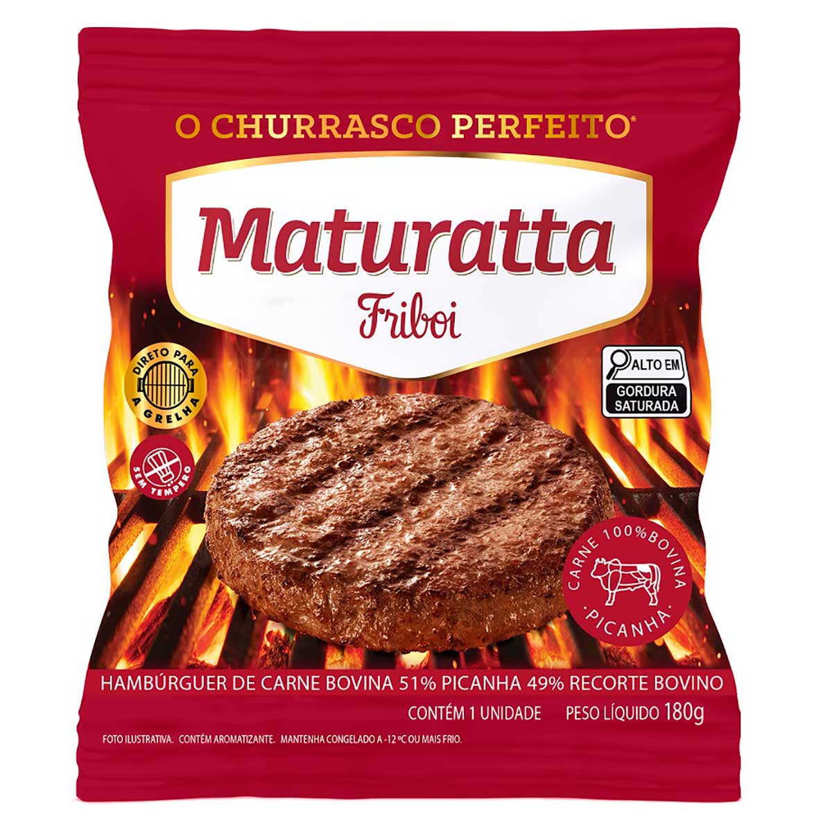 Hambúrguer de Picanha Maturatta 180g