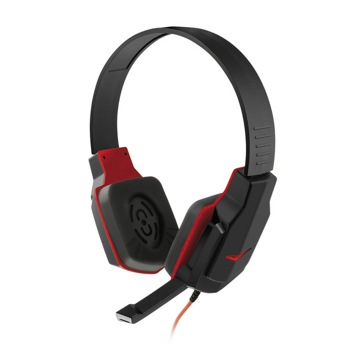 Fone De Ouvido Headset Multilaser Gamer PH073 Preto/Vermelho