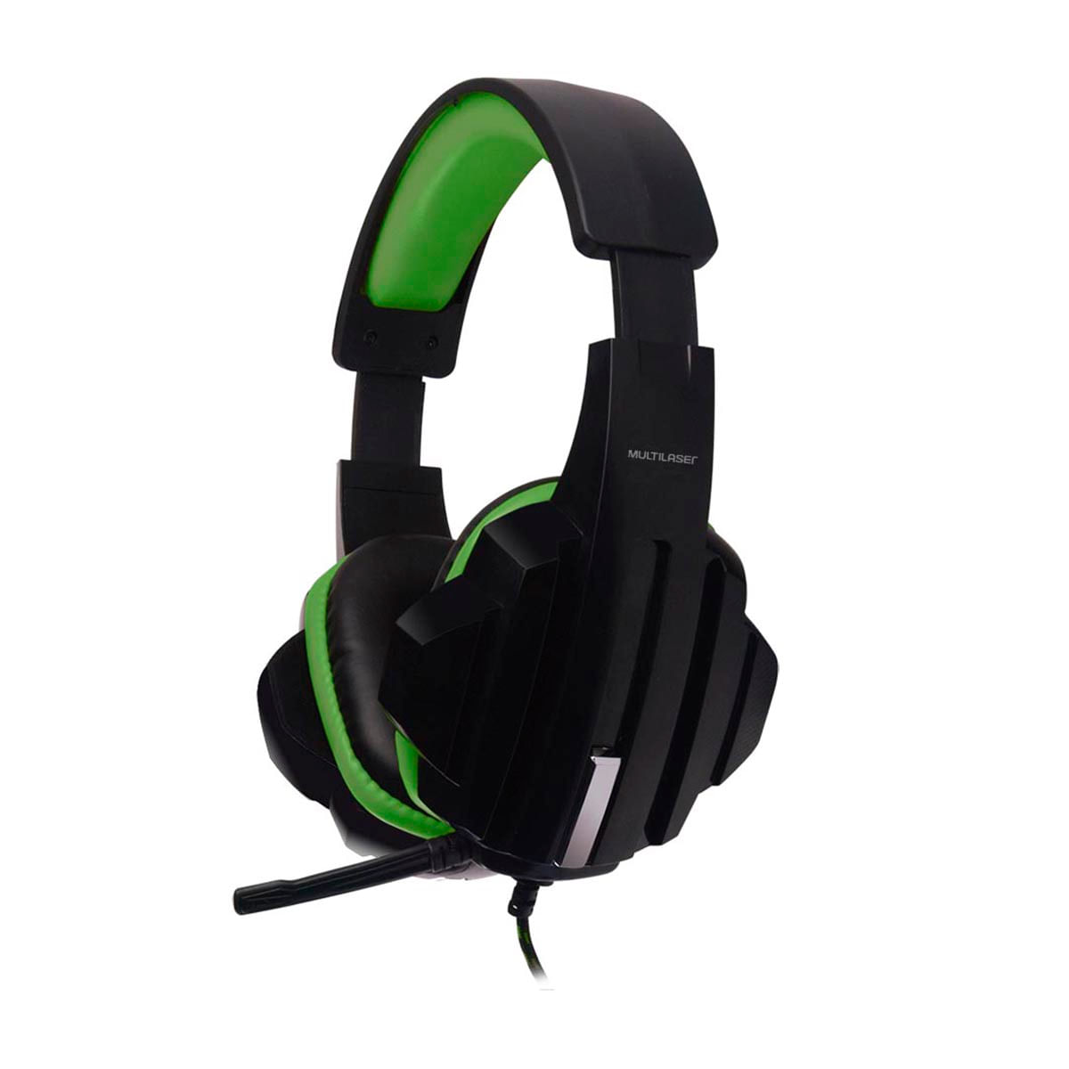 Fone De Ouvido Headset Multilaser Gamer PH120 Preto/Vermelho