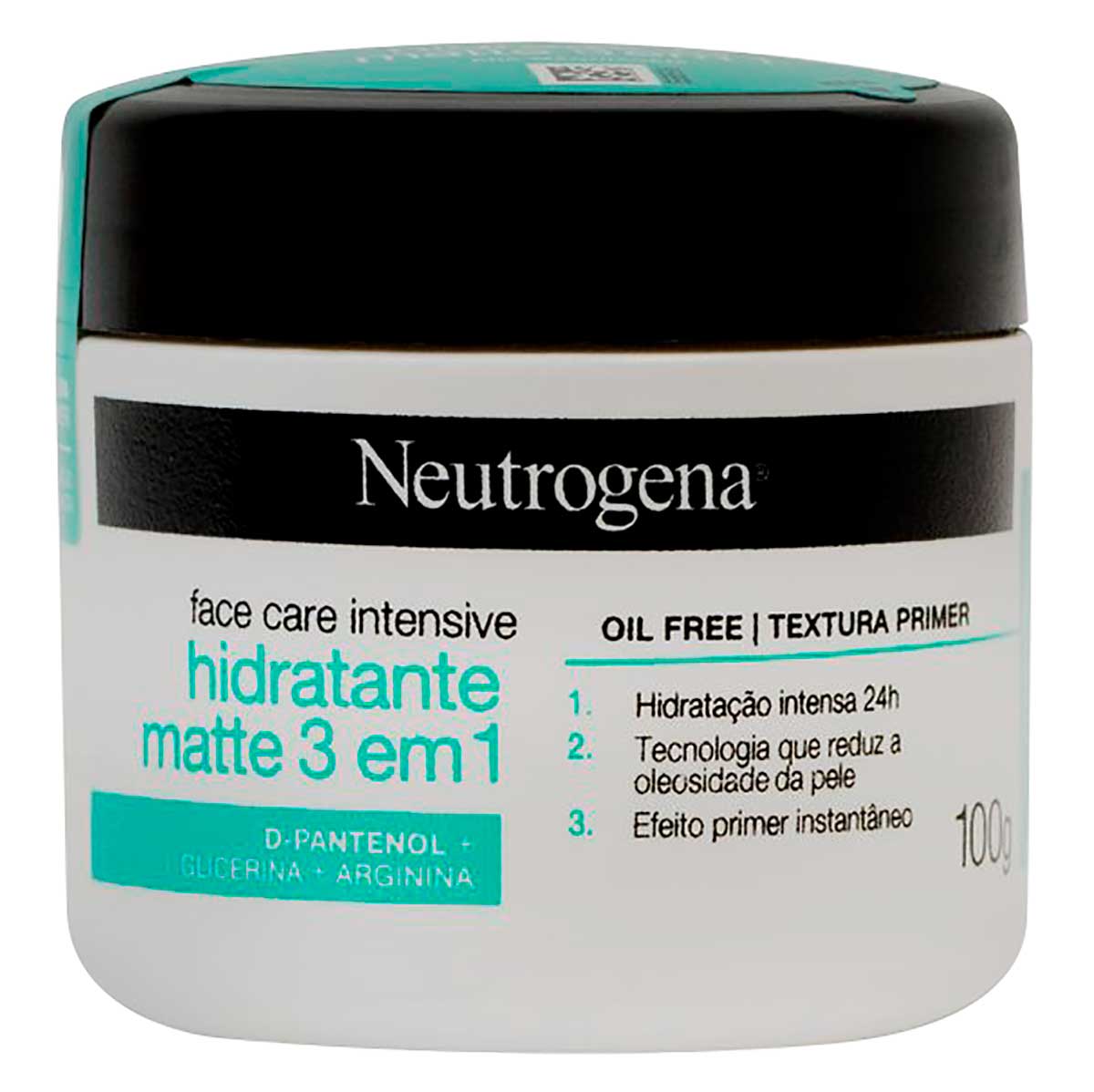 Hidratante Facial Matte 3 em1 Neutrogena Face Care Intensive 100g