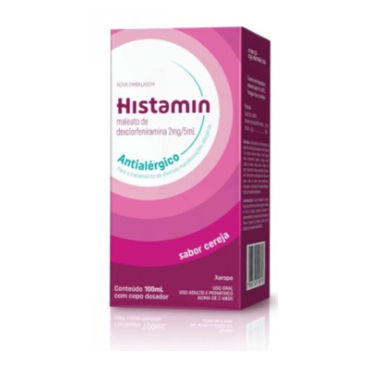 Antialérgico Histamin 2 mg/5 ml Xarope com 100 ml