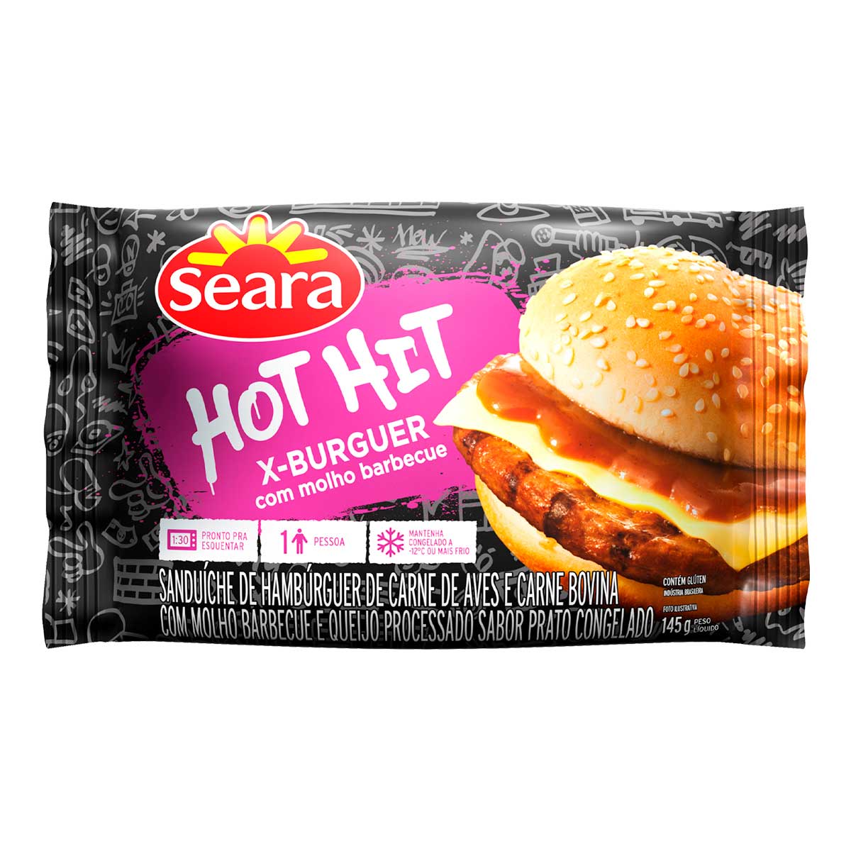 Hot hit barbecue Seara 145g