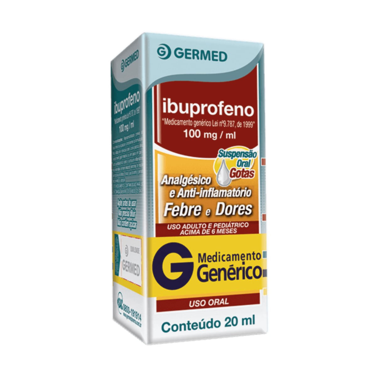 Ibuprofeno em Gotas Germed 20ml