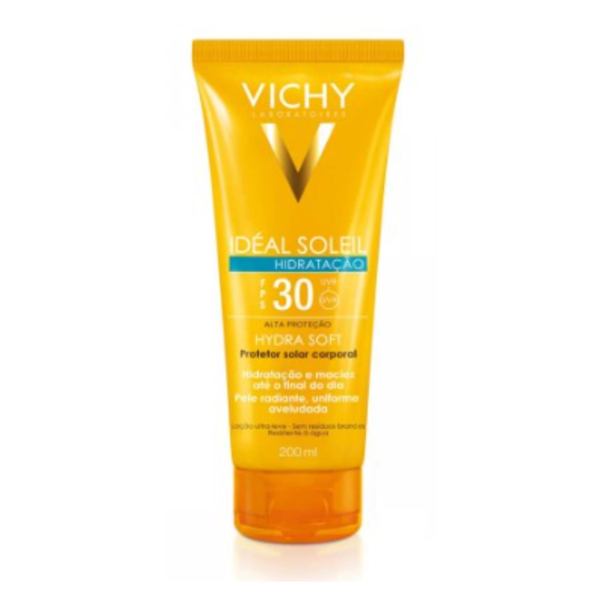 Protetor Solar Corporal Vichy Idéal Soleil Hydra Soft FPS 30 com 200 ml