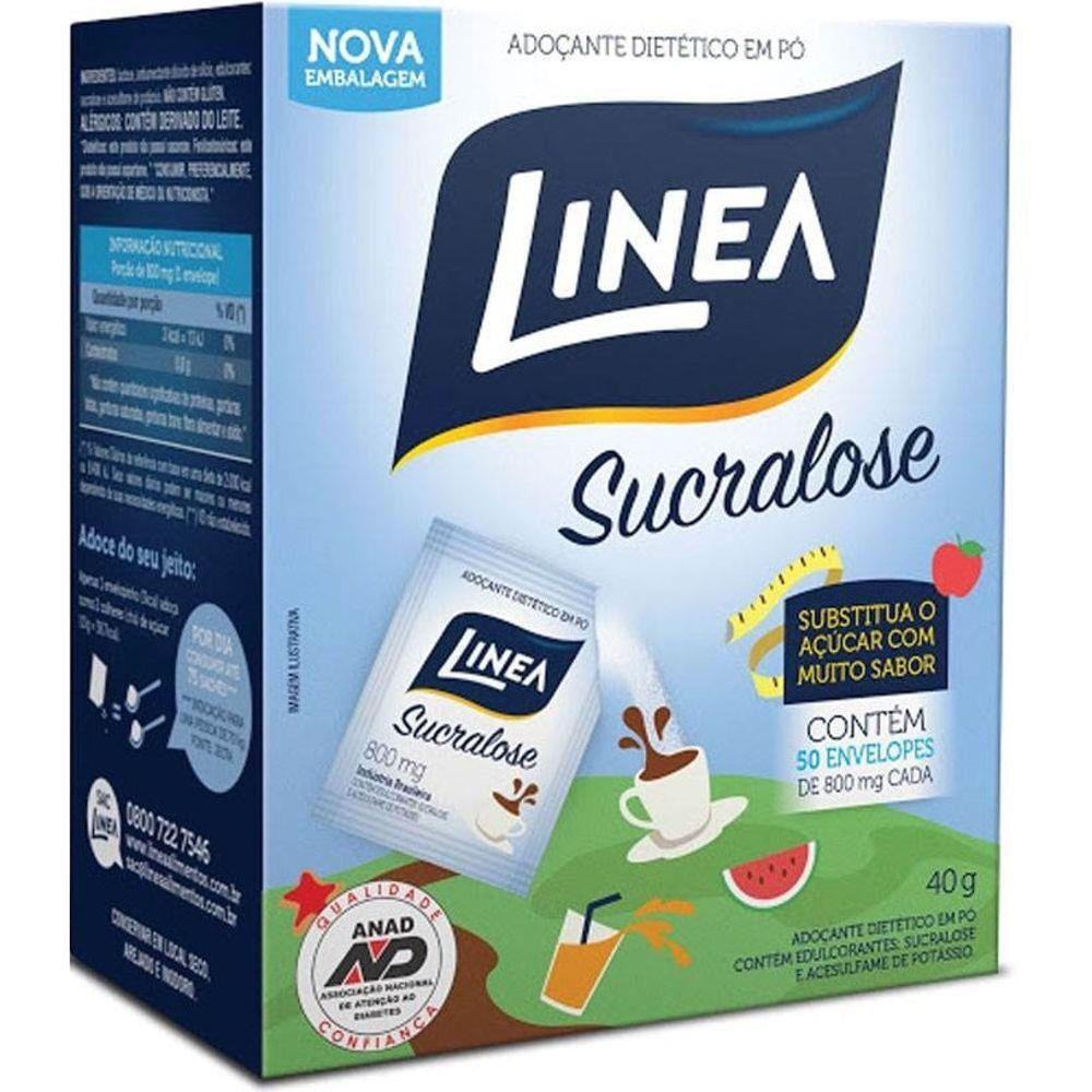 Adoçante em Pó Sucralose Linea 50 Saches