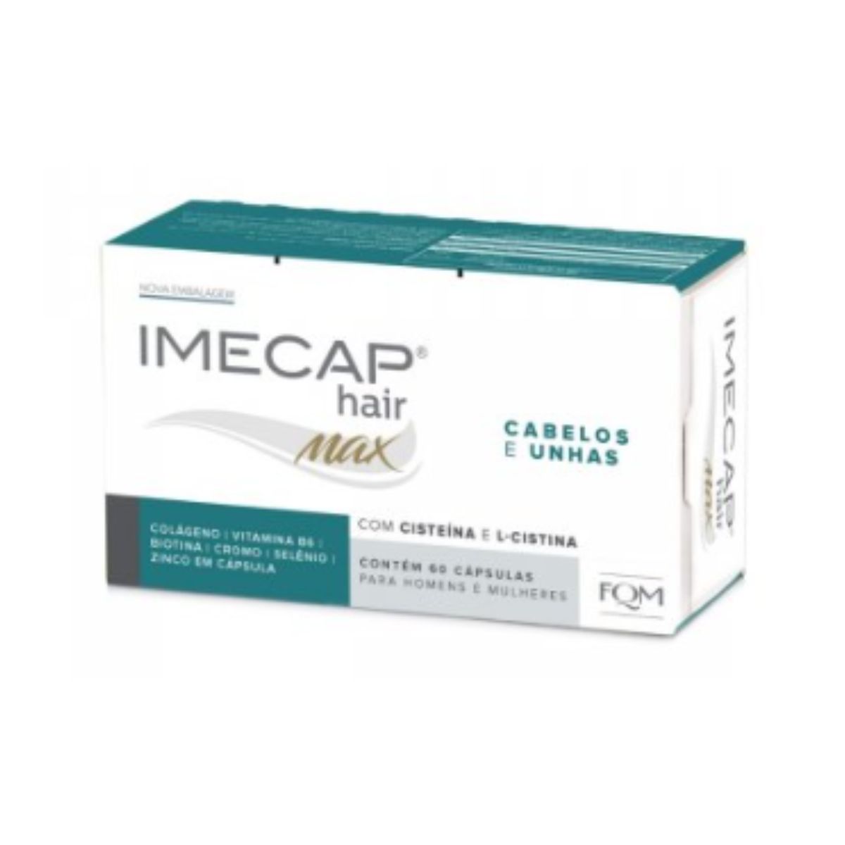 Suplemento Vitamínico Imecap Hair Max Cabelos e Unhas com 60 Cápsulas