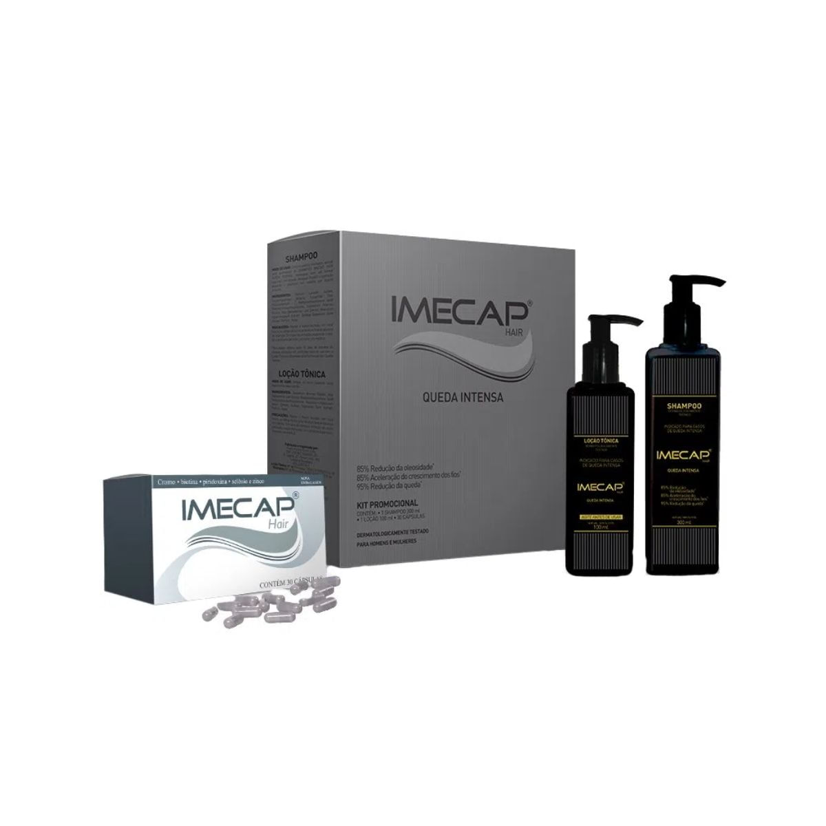 Kit Imecap Hair queda intensa