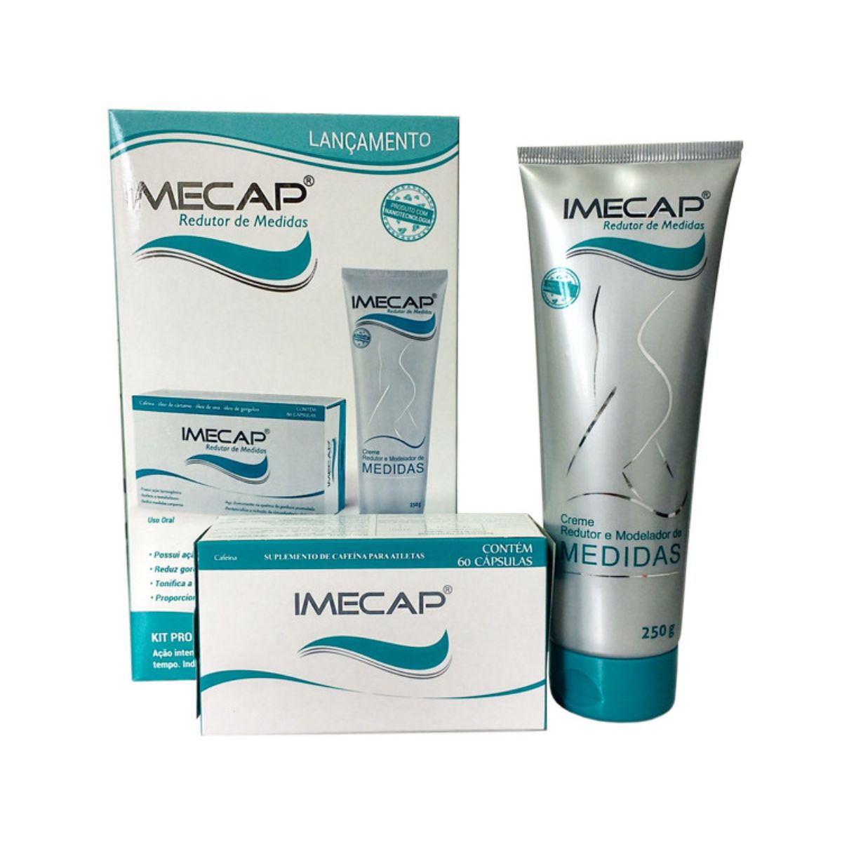 Kit Imecap Redutor Creme 250 g e 60 cápsulas