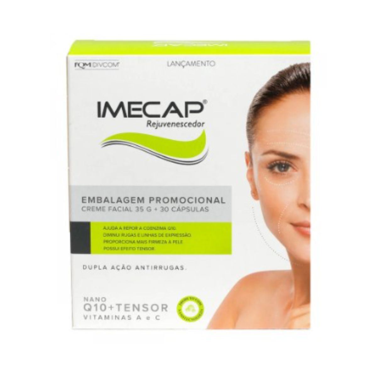 Kit Imecap Rejuvenescedor com 1 Creme Facial de 35 g + 30 Cápsulas