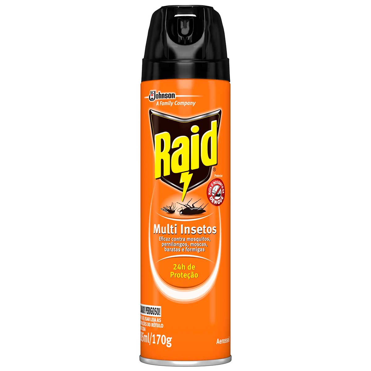 Inseticida Aerossol Multi Insetos Raid 285 ml