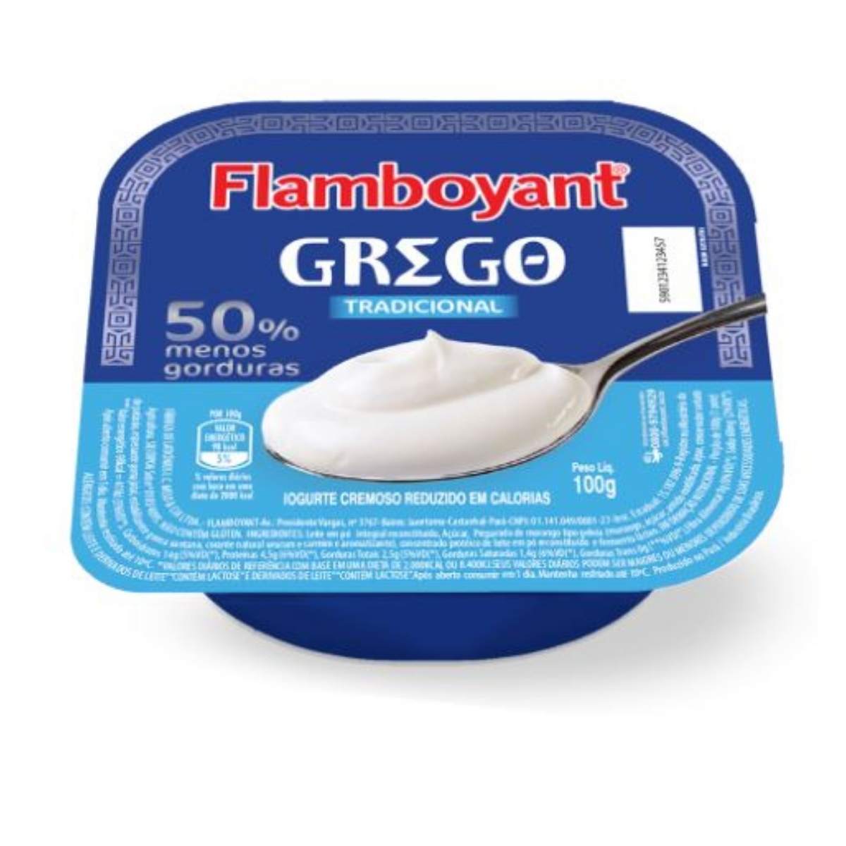 Iogurte Flamboyant Grego Tradicional 100 g