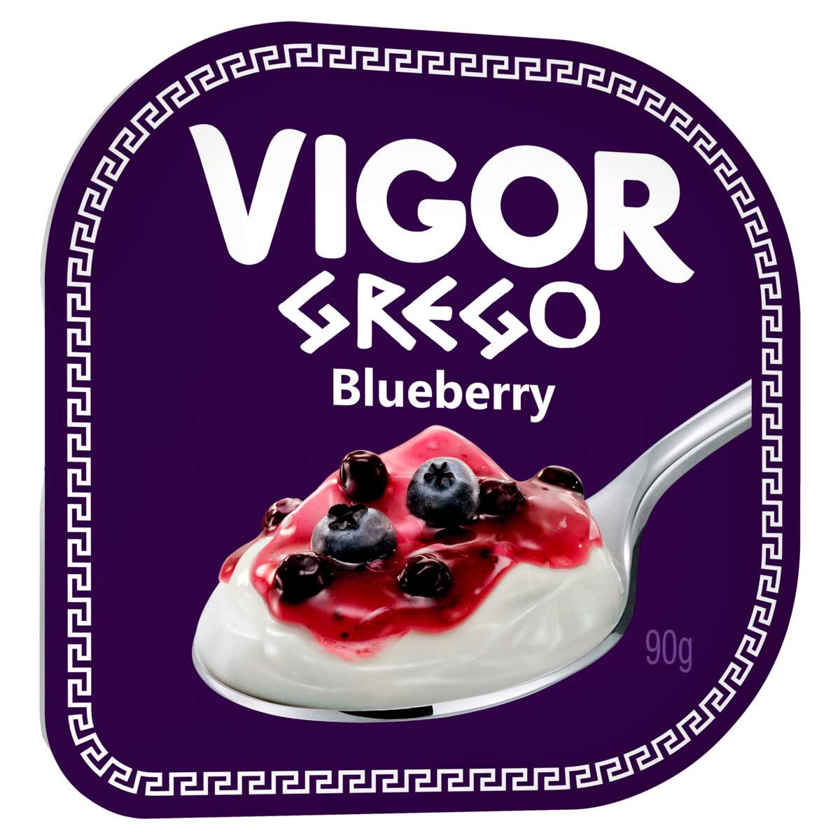 Iogurte Grego com Calda Blueberry Vigor 90g