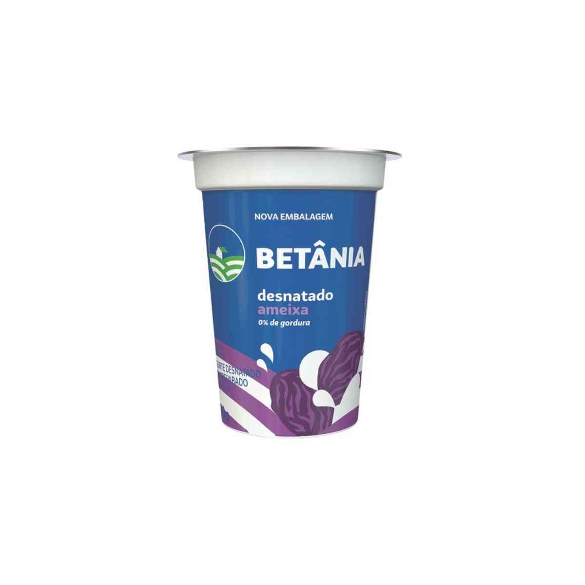 Iogurte Desnatado Betânia Ameixa 170 g copo