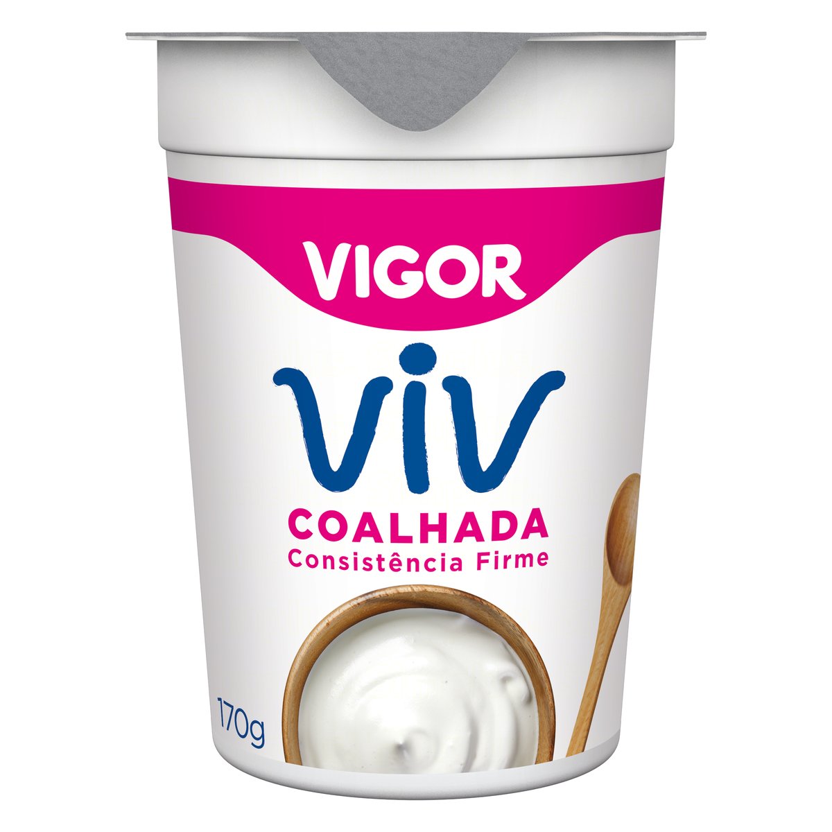 Iogurte Desnatado Vigor Coalhada 170g