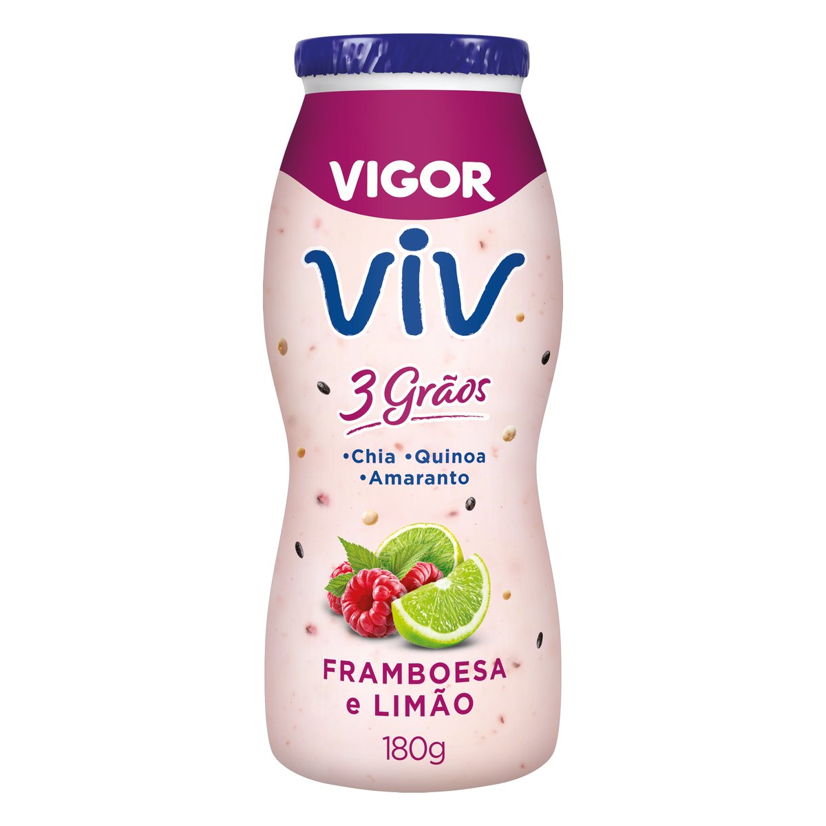 Iogurte Framboesa e Limão Vigor 180 g