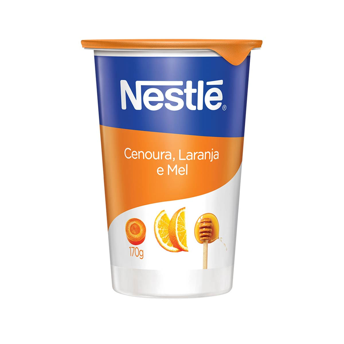 Iogurte Integral Nestlé Cenoura, Mel e Laranja 170g