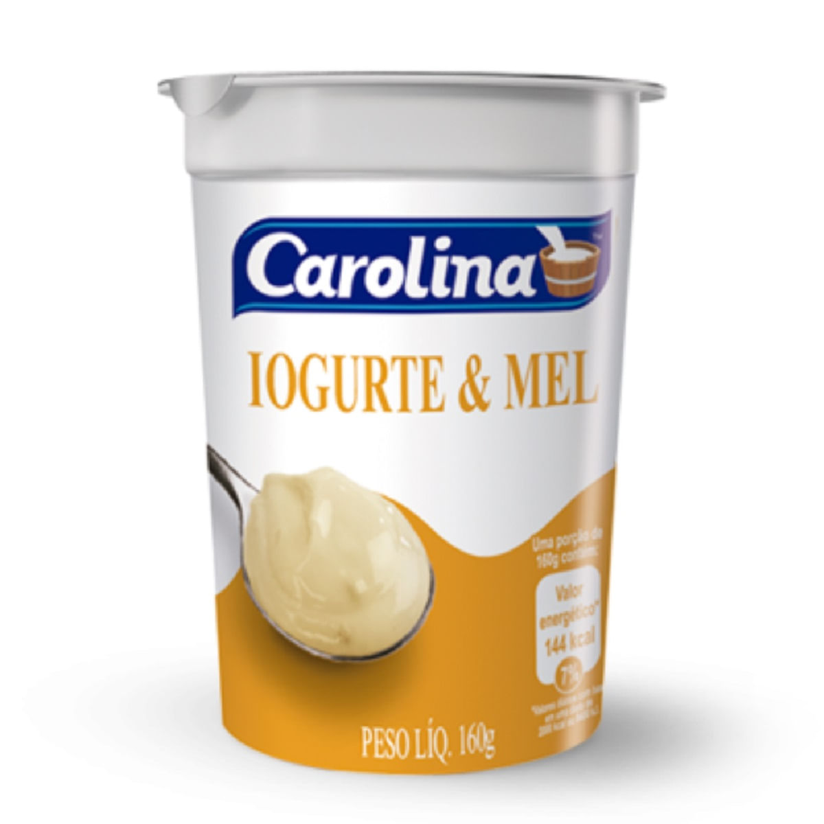 Iogurte Natural com Mel Carolina 160 g