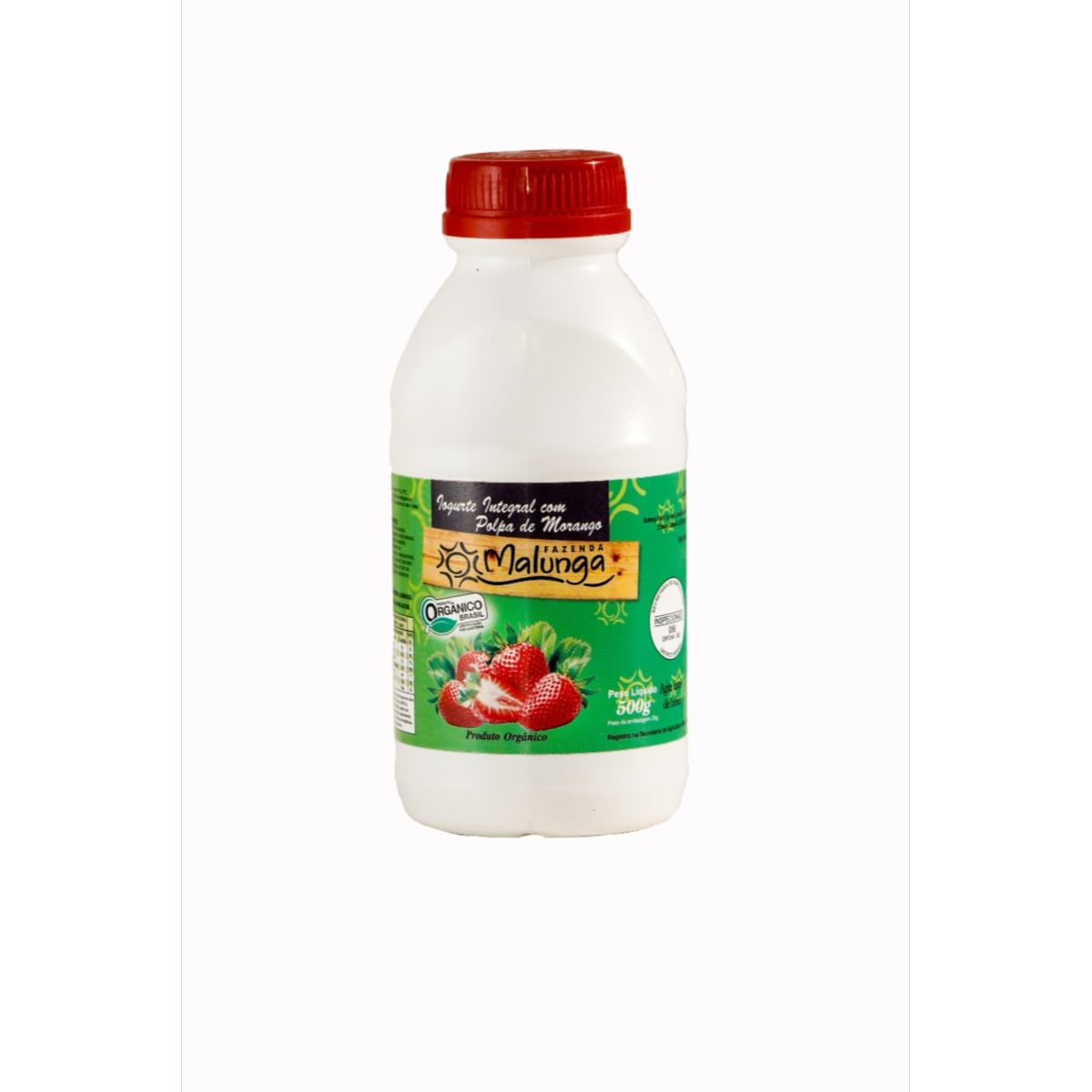 Iogurte Natural Orgânico Morango 500 ml