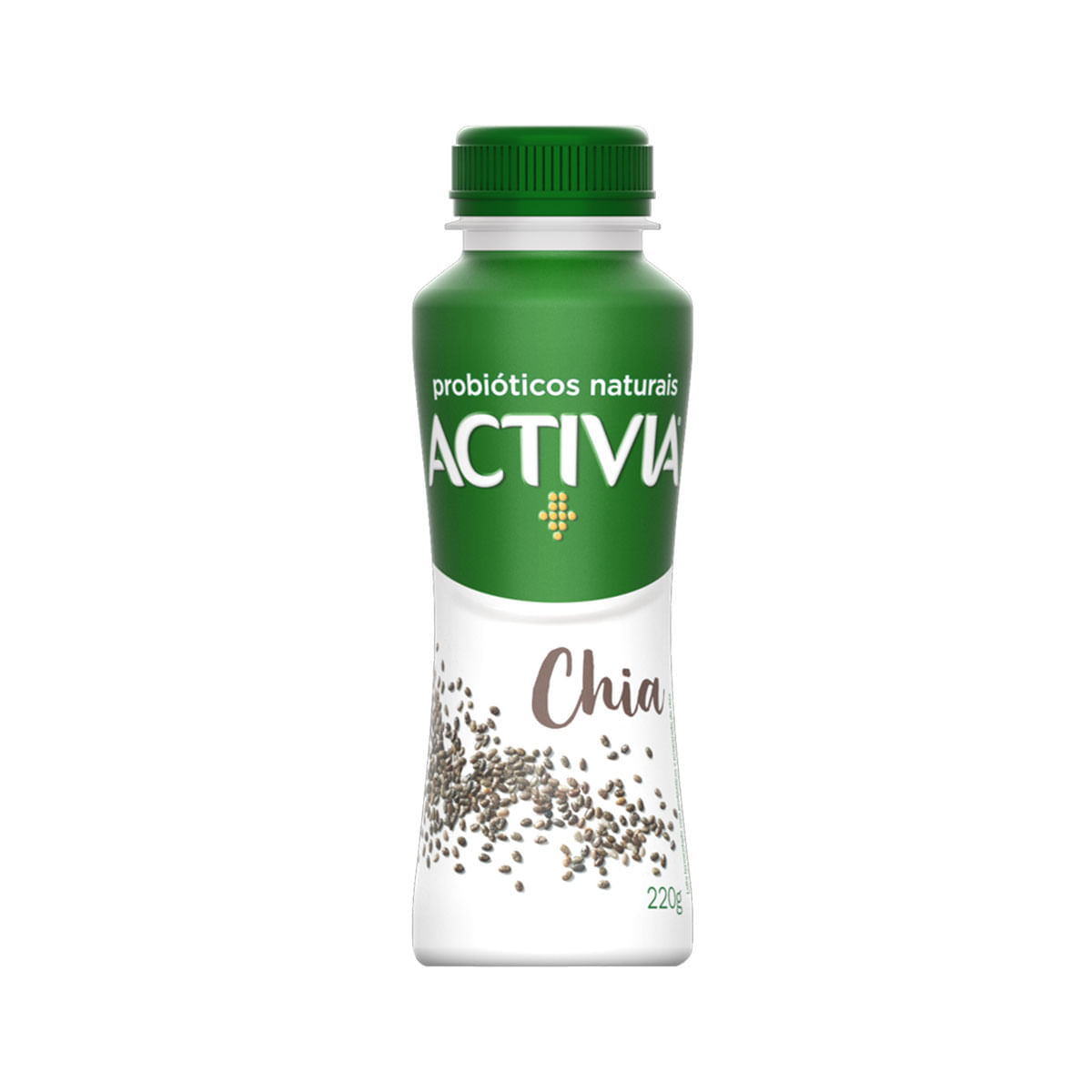 Iogurte Parcialmente Desnatado Activia Super Grãos Chia 220g