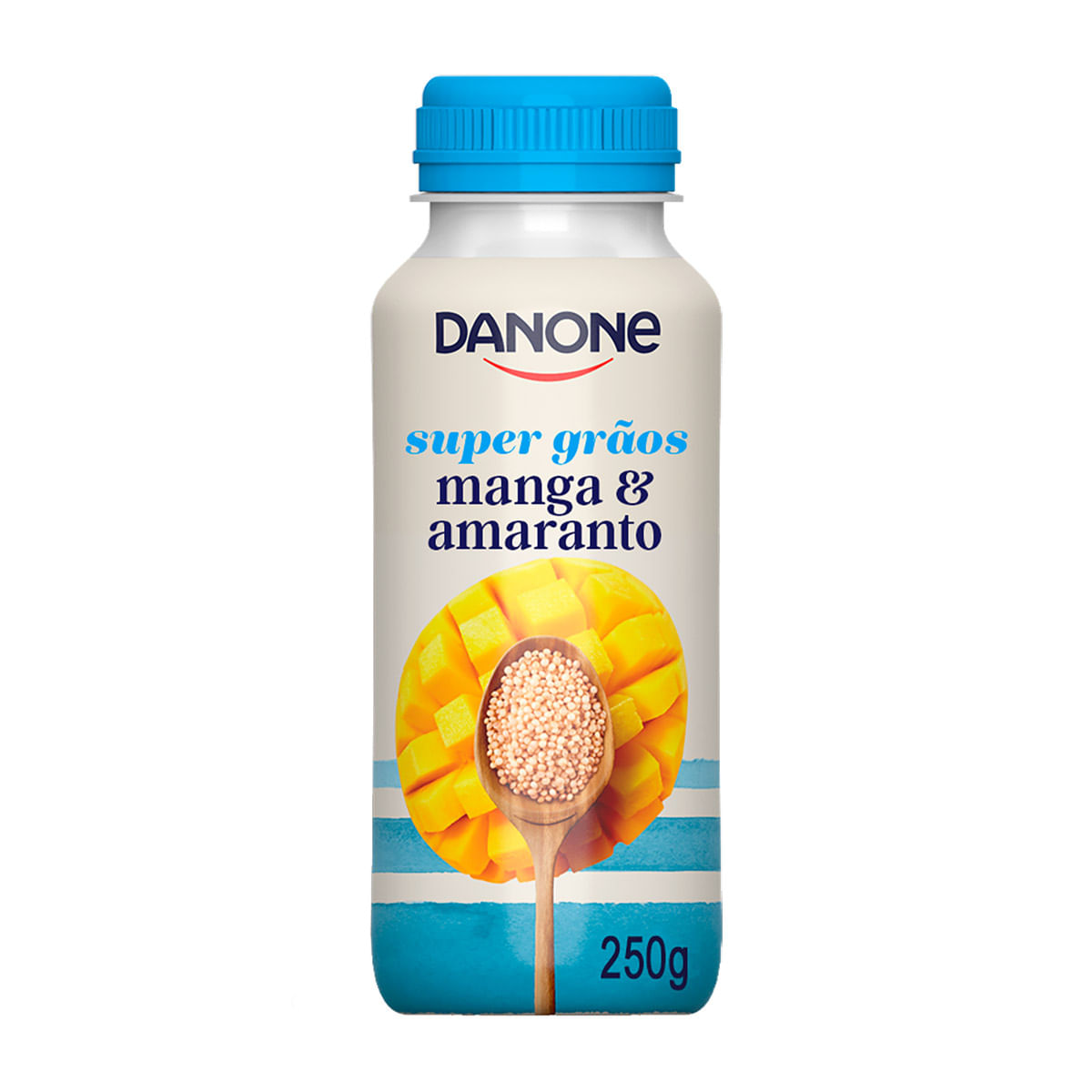 Iogurte Parcialmente Desnatado Danone Super Grãos Manga e Amaranto 250g