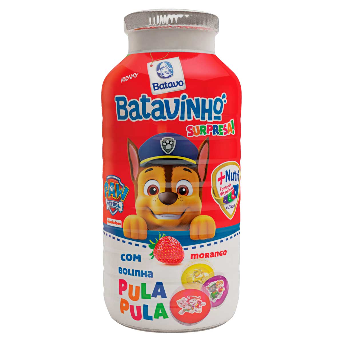 Iogurte Semidesnatado de Morango Paw Patrol Batavinho 110 g