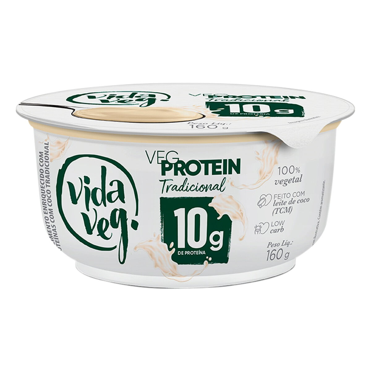 Iogurte Tradicional Vida Veg Protein Pote 160 g