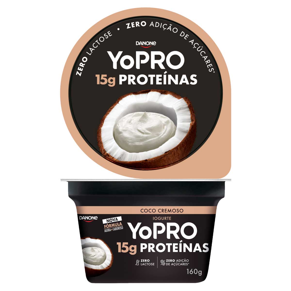 Iogurte YoPRO Coco Cremoso 15g de proteínas 160g