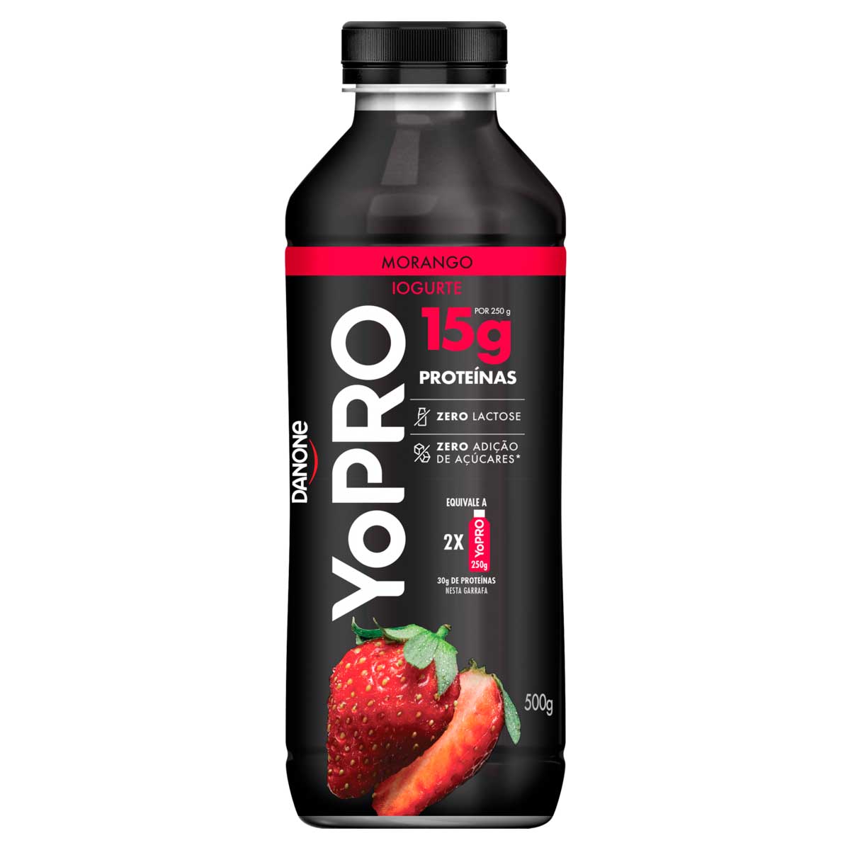 Iogurte Zero Lactose Yopro Morango 500g