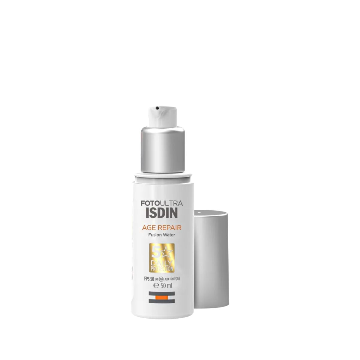 Protetor Solar Facial ISDIN Age Repair Fusion Water FPS 50 50 ml