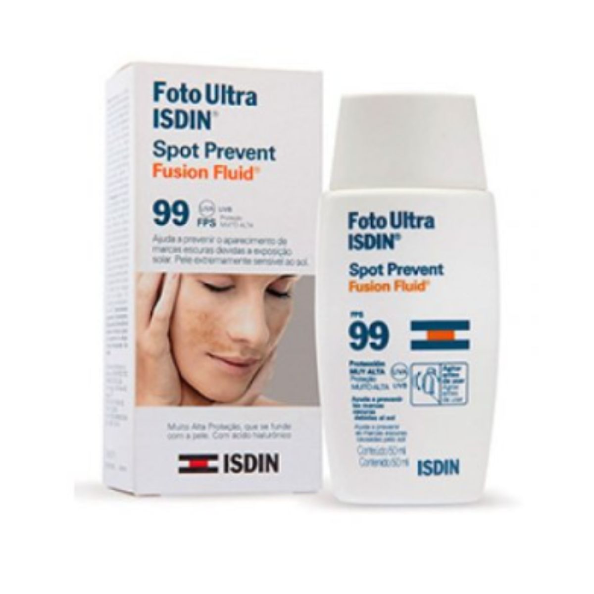 Isdin Fusion Fluid Spot Prevent FPS 99 com 50 ml