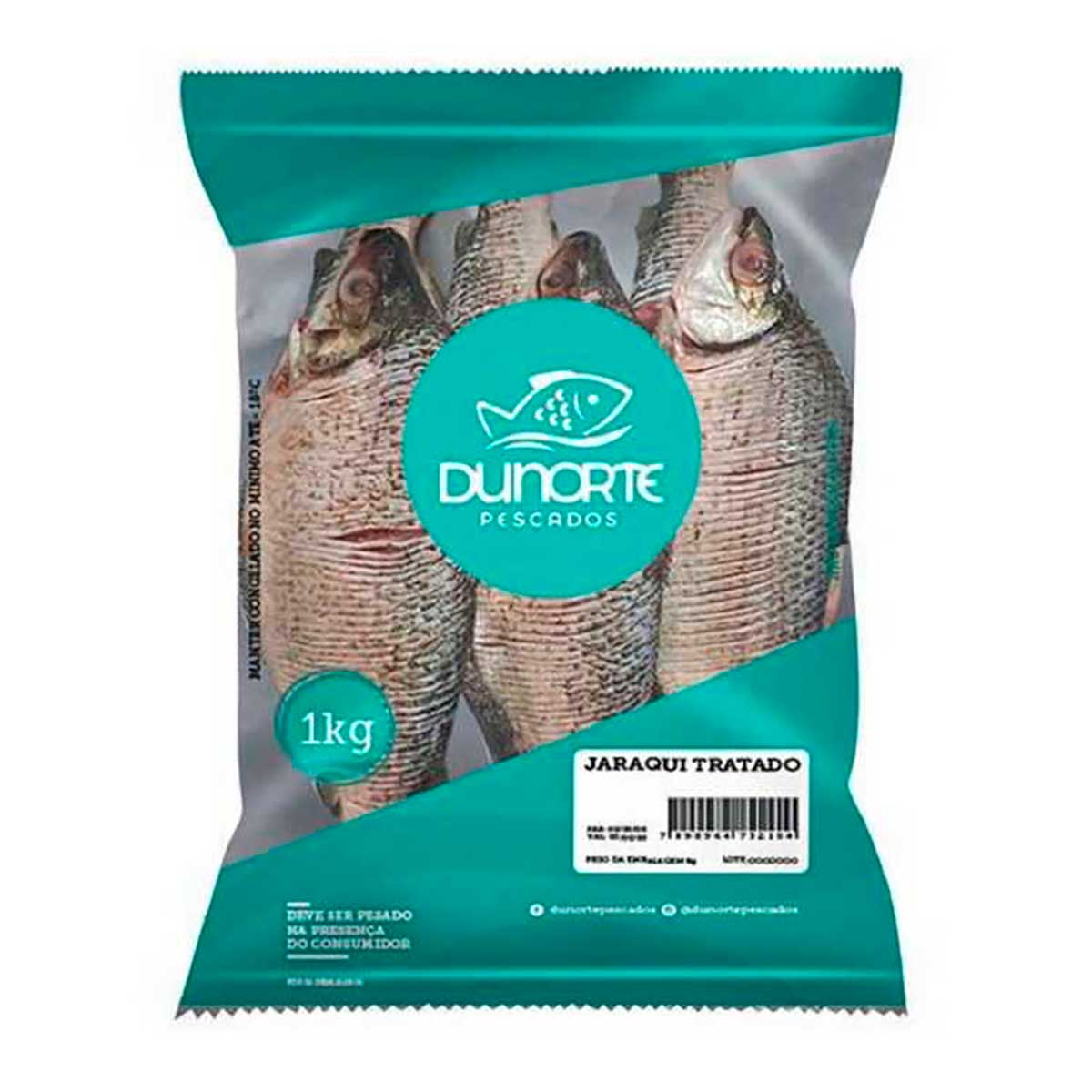 Jaraqui Inteiro Tratado Congelado Dunorte 1 kg