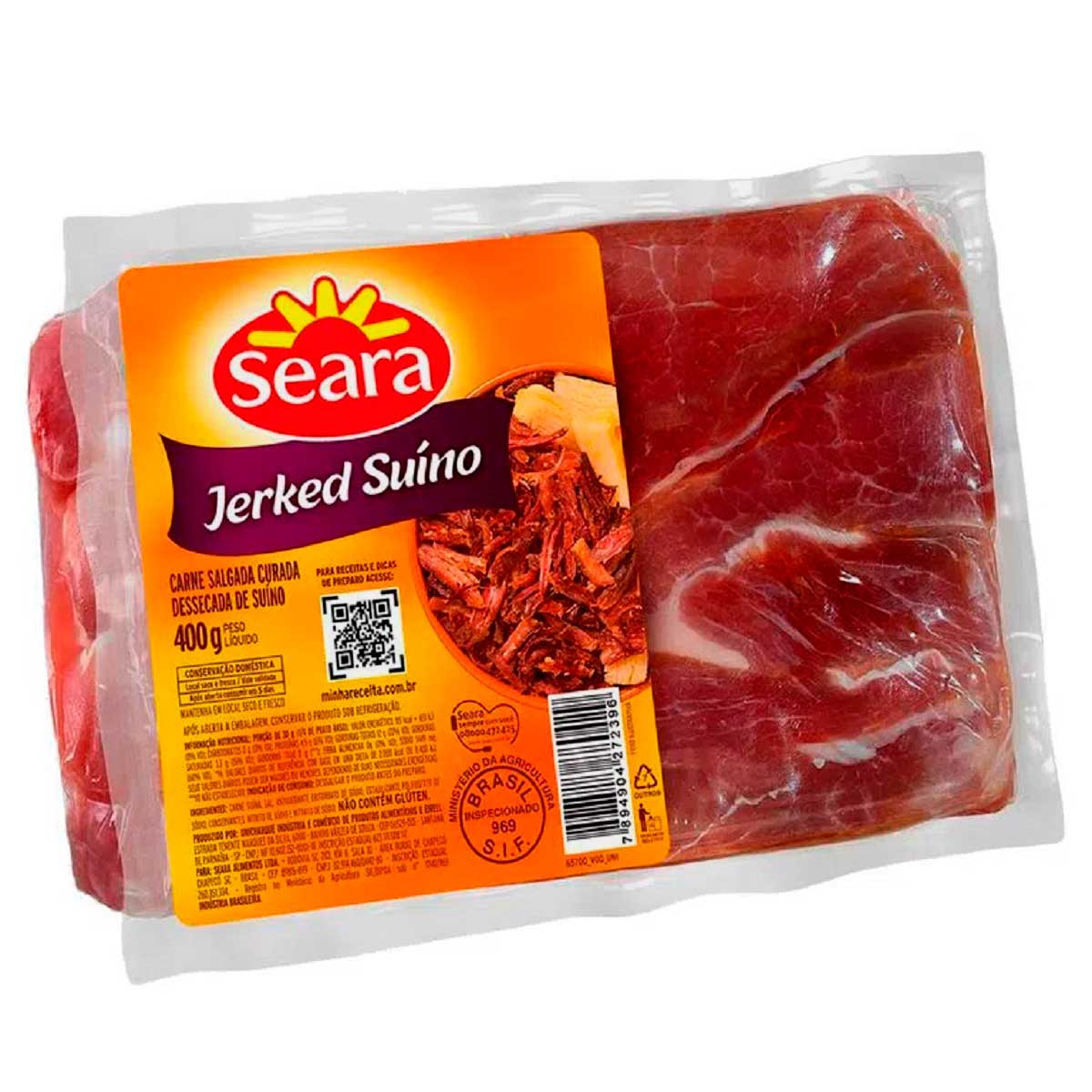 Jerked Suíno Seara 400g