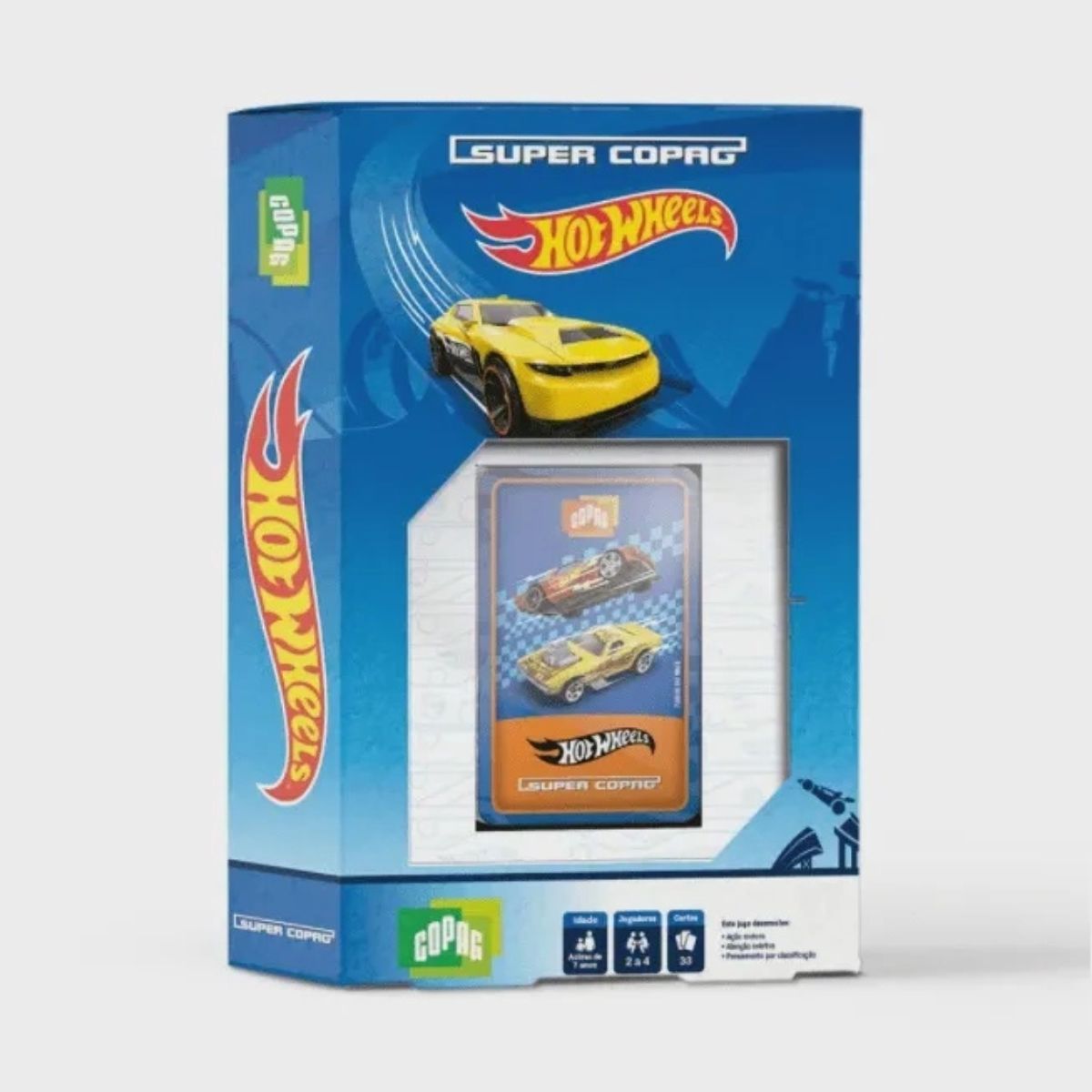 Jogo de Cartas Super Copag Hot Wheels