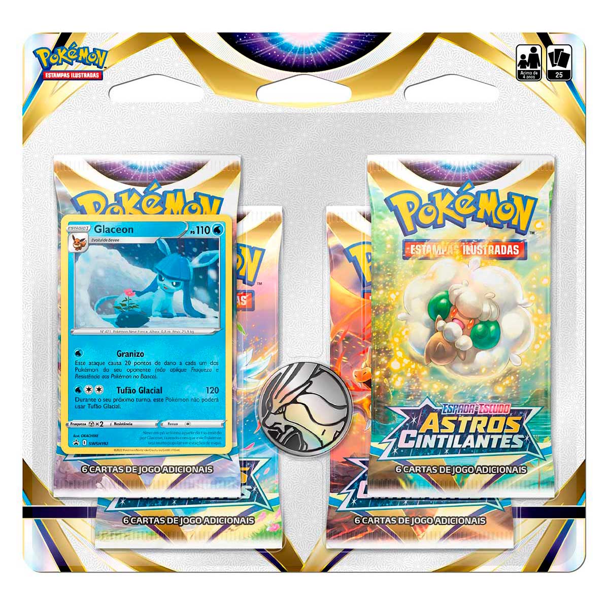 Jogo de Cartas Pokémon Blister Quad Copag