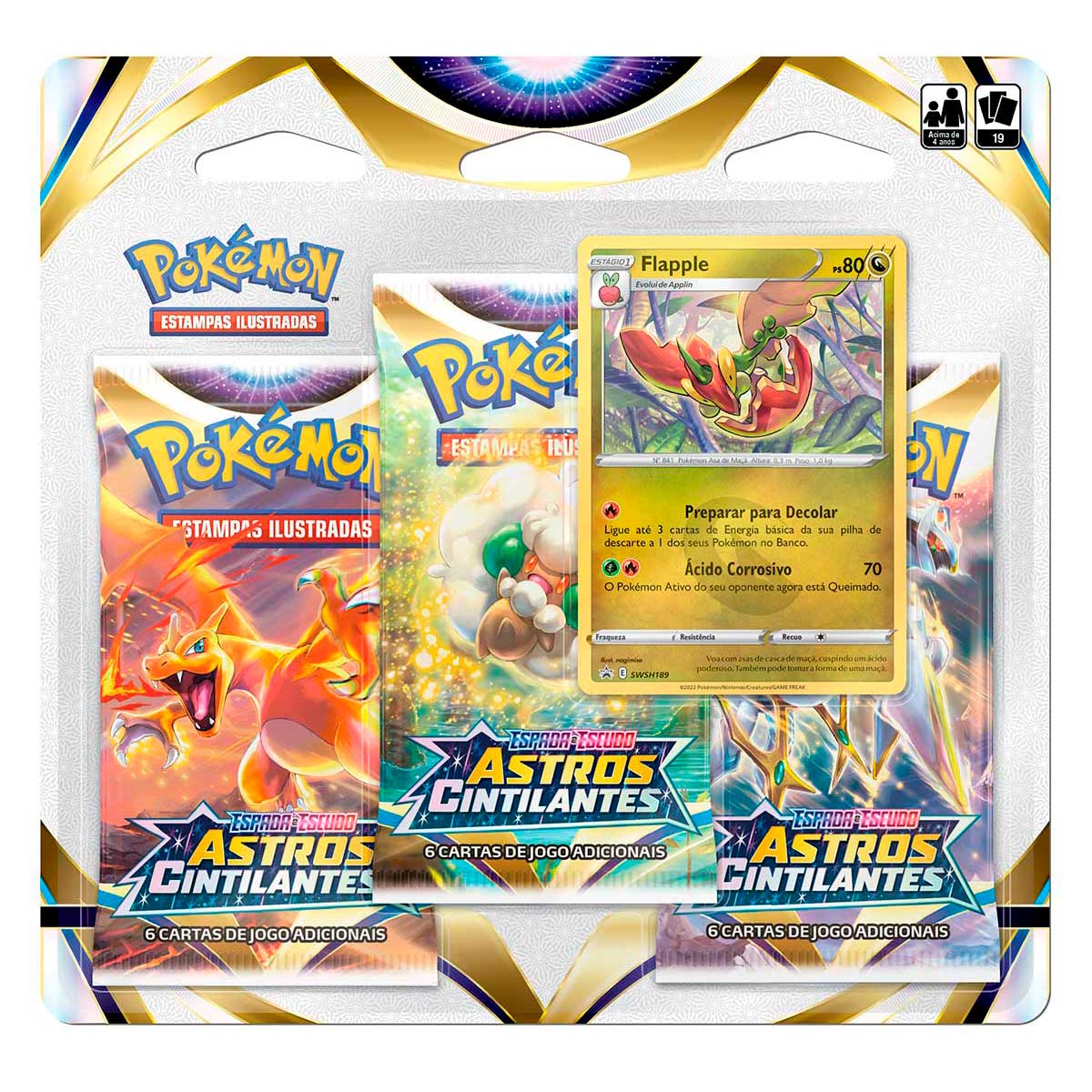 Jogo de Cartas Pokémon Blister Triplo Copag