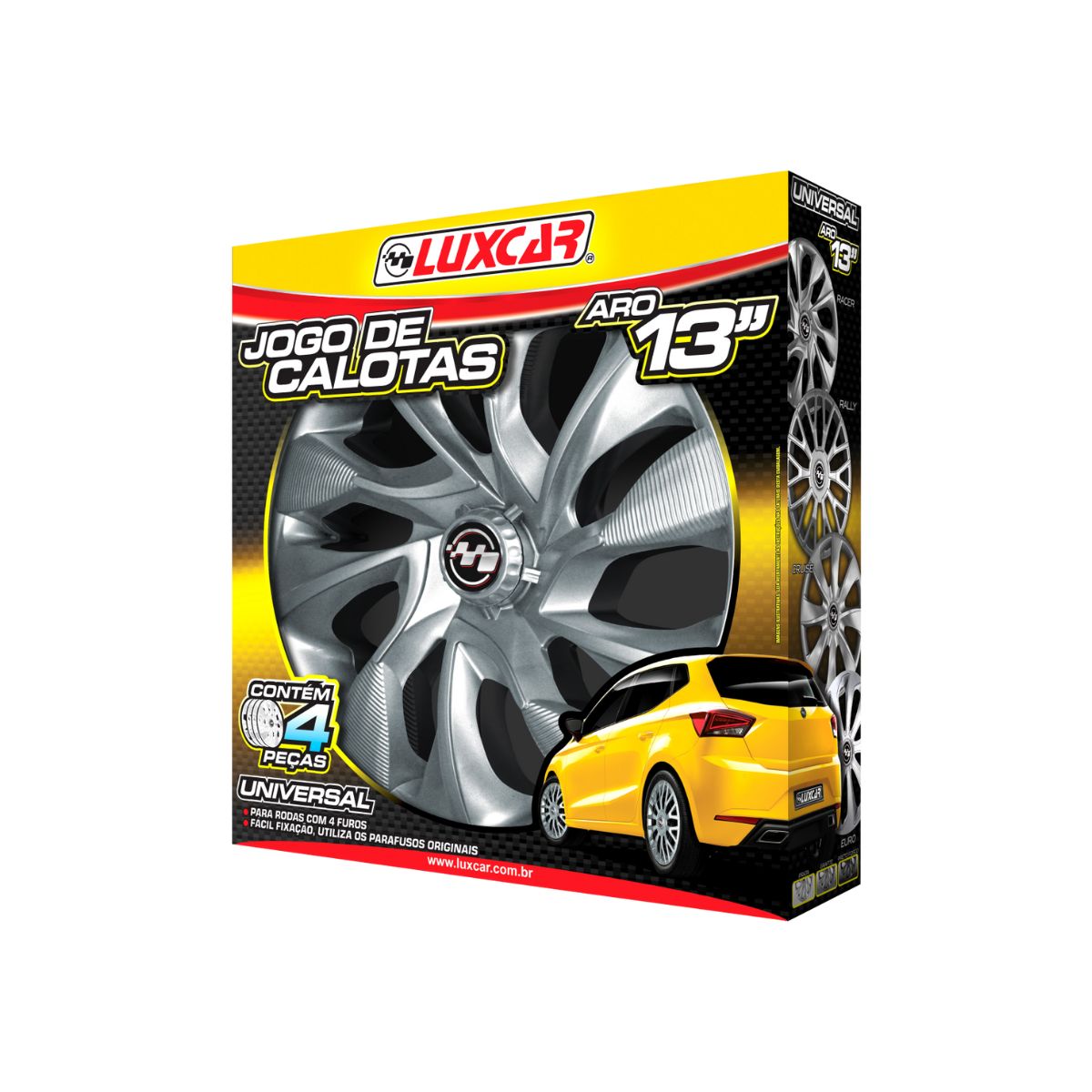 Jogo de Calotas Universal Aro 15 Luxcar