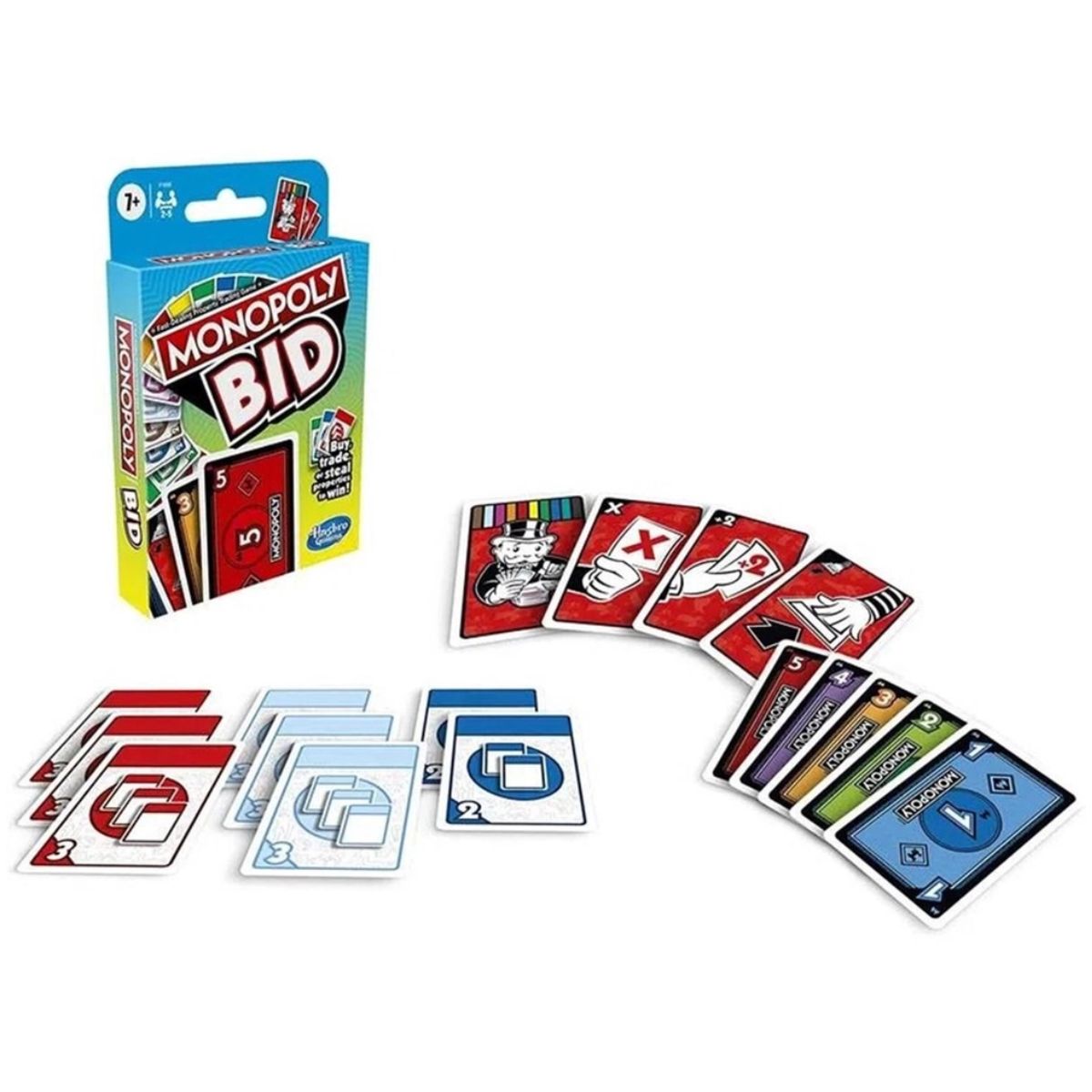 Jogo de Cartas Monopoly Bid Hasbro